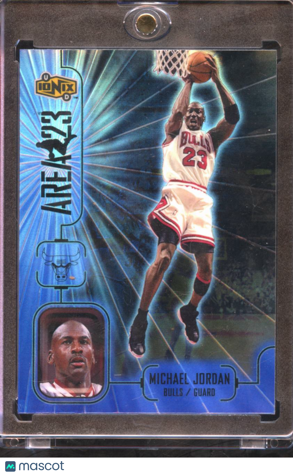 Michael Jordan 1999 Upper Deck Ionix Area 23 #A5 Chicago Bulls