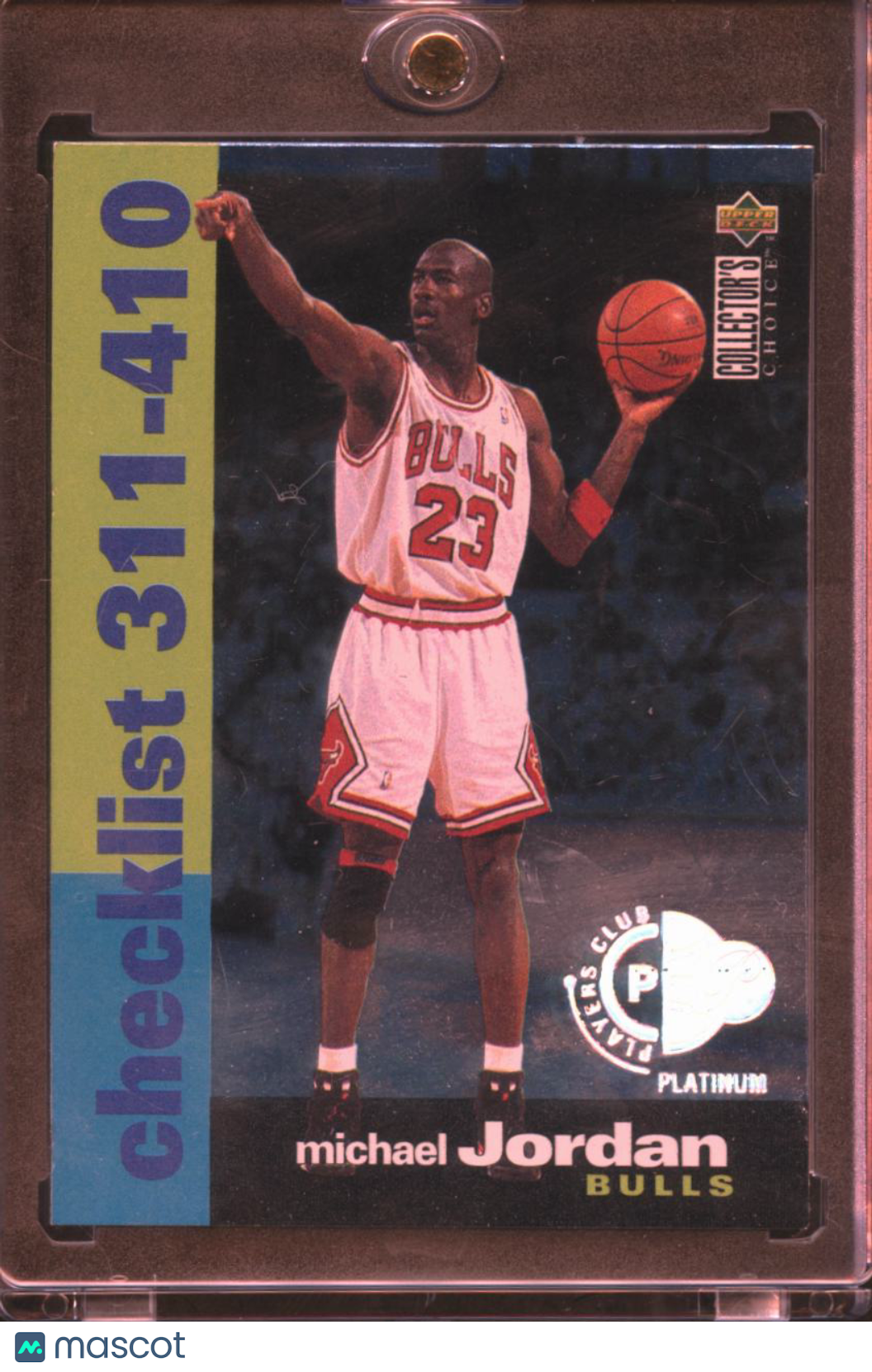 Michael Jordan 1995 Upper Deck Collector's Choice Players Club Platinum Bulls