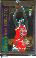 Michael Jordan 1995 Upper Deck Collector's Choice Silver Signature #210 Bulls