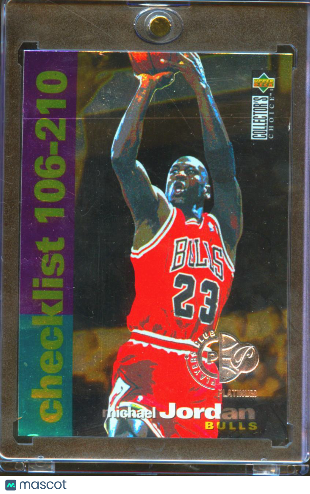 Michael Jordan 1995 Upper Deck Collector's Choice Silver Signature #210 Bulls