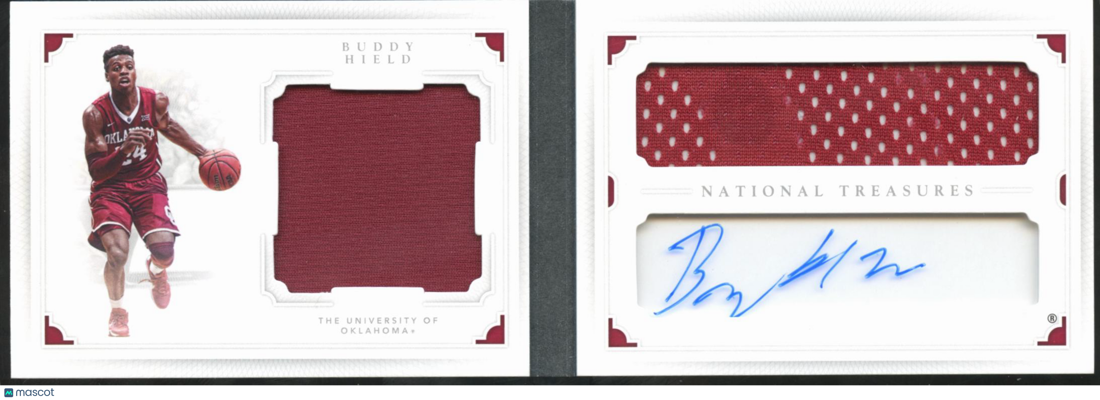Buddy Hield 2016 National Treasures Auto Autograph Booklet 7/49 Oklahoma Sooners