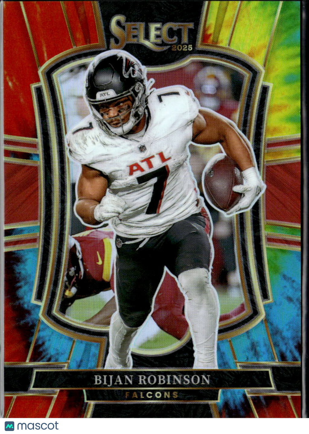 Bijan Robinson 2025 Select Tie-Dye Prizm 4/25 Atlanta Falcons