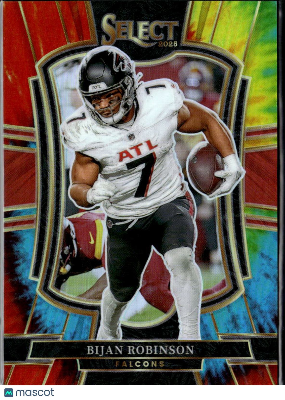 Bijan Robinson 2025 Select Tie-Dye Prizm 4/25 Atlanta Falcons