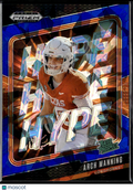 Arch Manning 2025 Prizm Draft Hype Blue Ice Prizm RC 73/149 Texas Longhorns