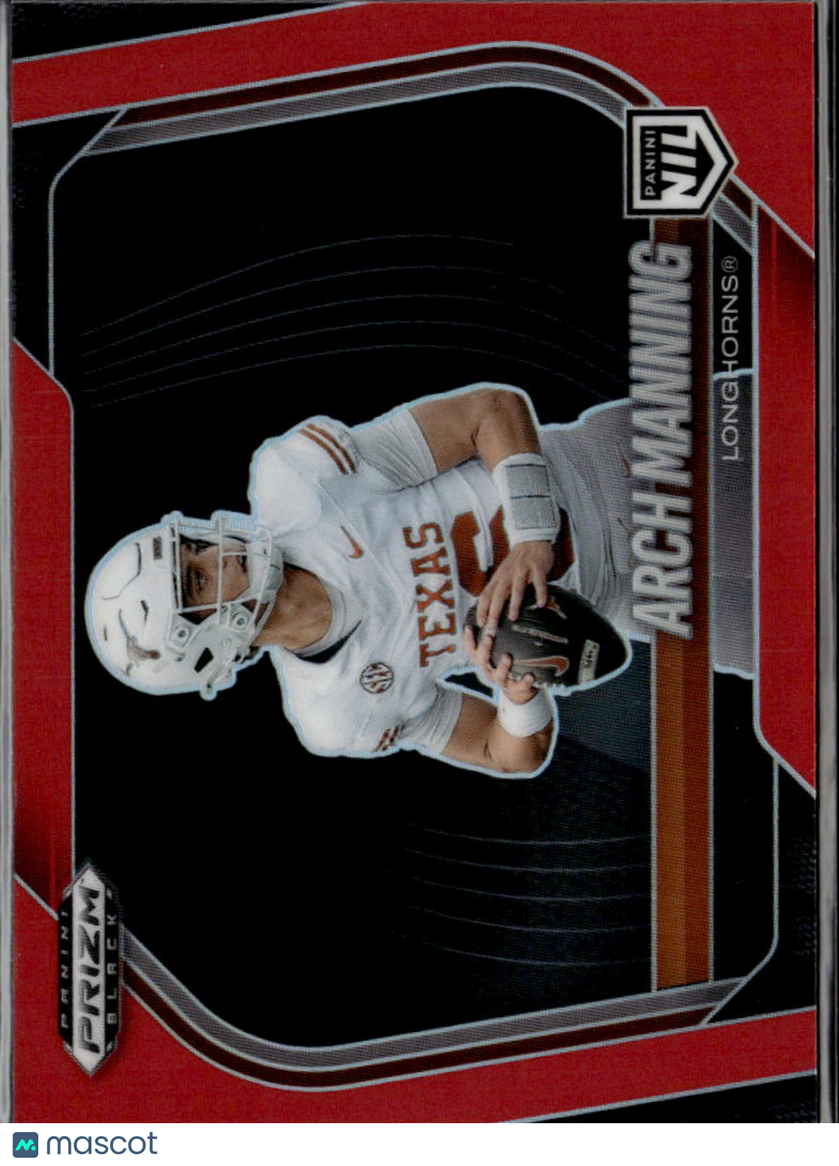 Arch Manning 2026 Panini Prizm Black Red Texas Longhorns