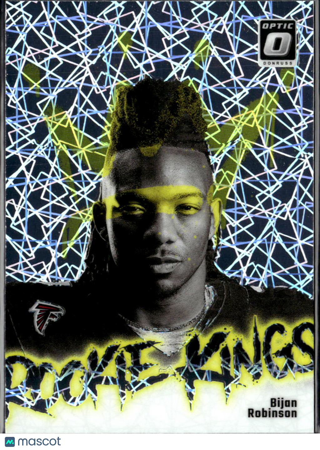 Bijan Robinson 2023 Optic Rookie Kings SSP CASE HIT RC Atlanta Falcons