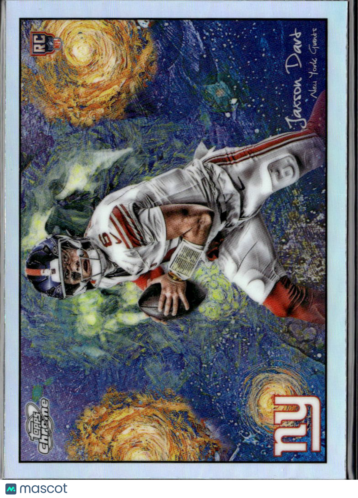 Jaxson Dart 2025 Topps Chrome Cosmic Starry Night RC New York Giants