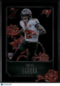 Emeka Egbuka 2025 Topps Signature Class Roses SSP RC CASE HIT Buccaneers