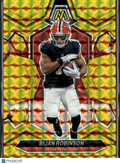 Bijan Robinson 2024 Mosaic GOLD Prizm 3/10 Atlanta Falcons
