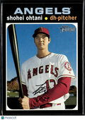 Shohei Ohtani 2020 Topps Heritage SSP SHORTPRINT #433 Los Angeles Angels
