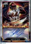 Terry McLaurin 2025 Topps Chrome Cosmic Auto Autograph 70/99 Commanders
