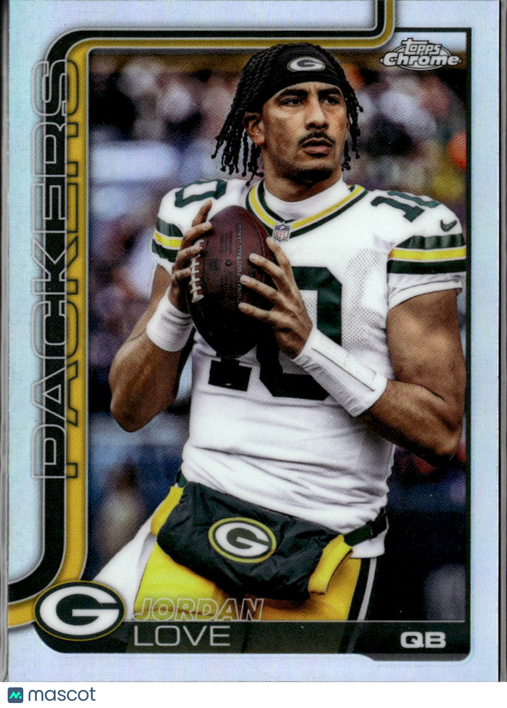 Jordan Love 2025 Topps Chrome Image Variation SSP Green Bay Packers