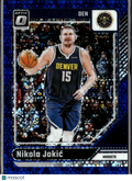 Nikola Jokic 2024-25 Optic Blue Disco Prizm 6/49 Denver Nuggets