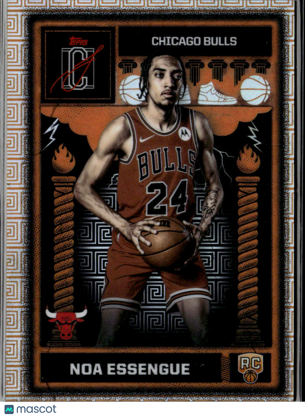 Noa Essengue 2026 Topps Signature Class Odyssey RC SSP CASE HIT Chicago Bulls