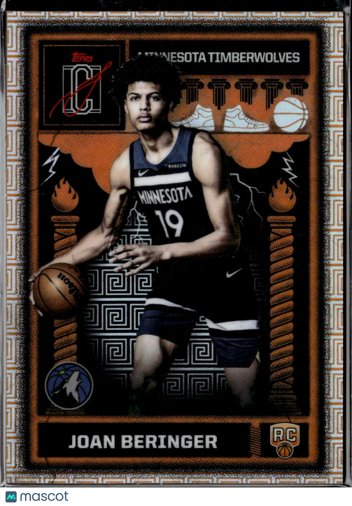 Joan Beringer 2026 Topps Signature Class Odyssey RC SSP CASE HIT Timberwolves