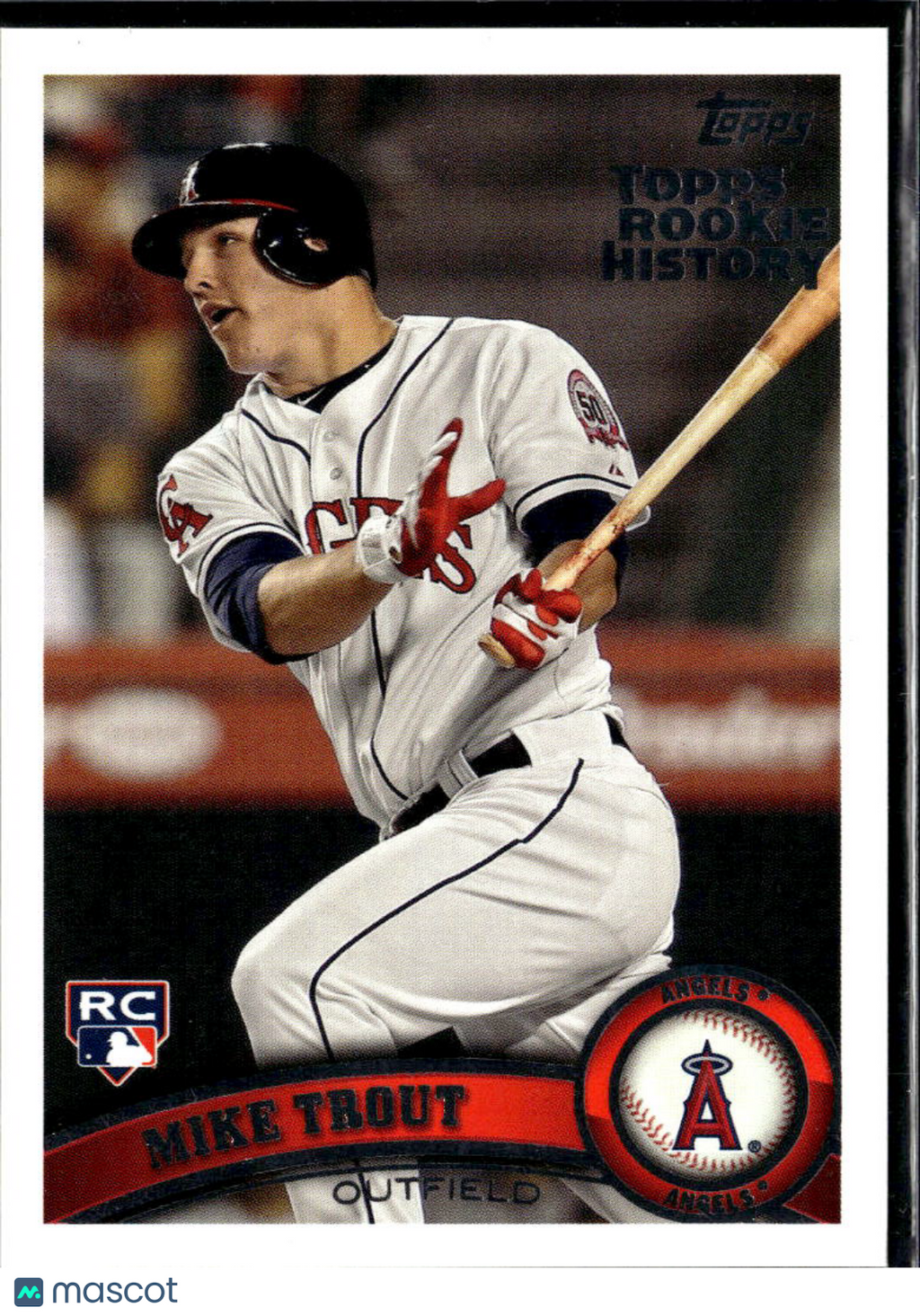 Mike Trout 2018 Topps Archives Rookie History RC #US175 Los Angeles Angels