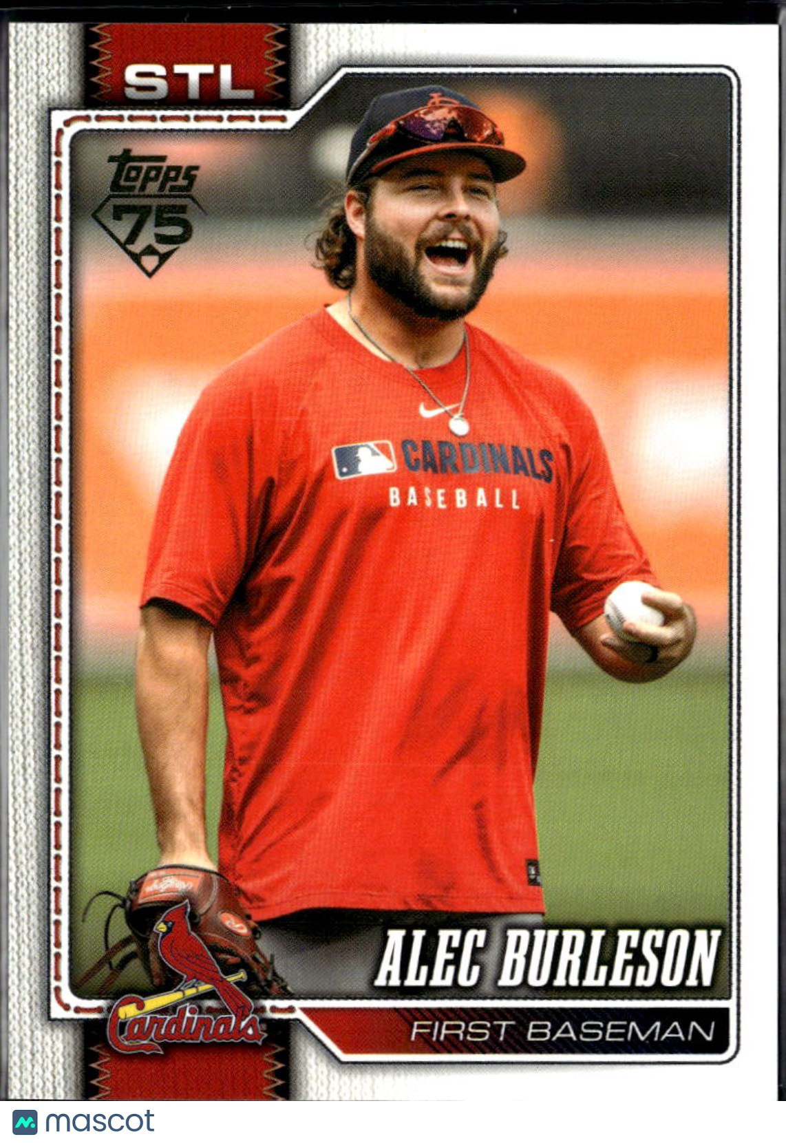 Alec Burleson 2026 Topps Golden Mirror Image SSP St. Louis Cardinals
