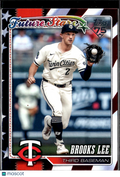 Brooks Lee 2026 Topps Independence Day 4/76 Minnesota Twins