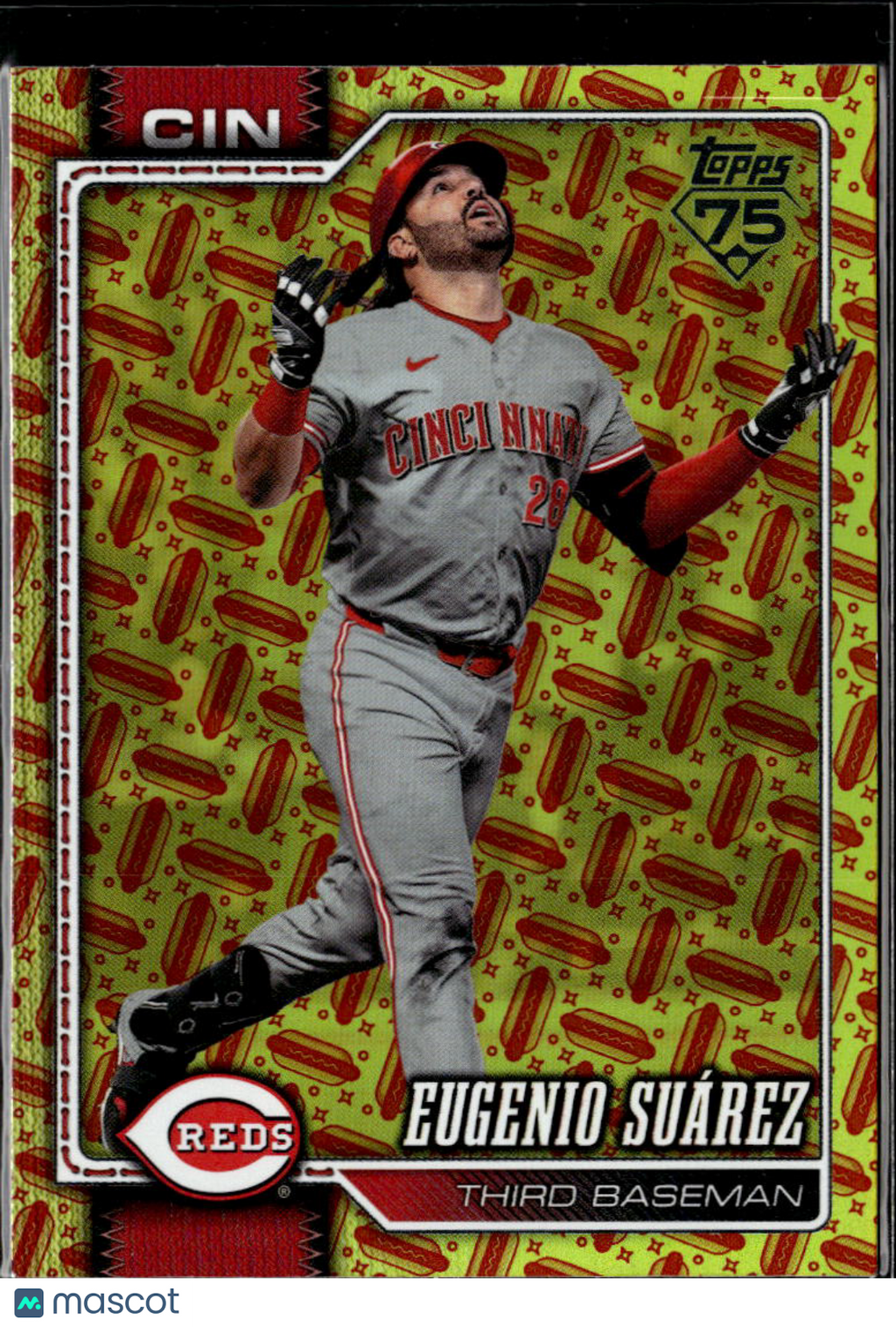 Eugenio Suarez 2026 Topps Hot Dog Parallel SSP SHORTPRINT Cincinnati Reds