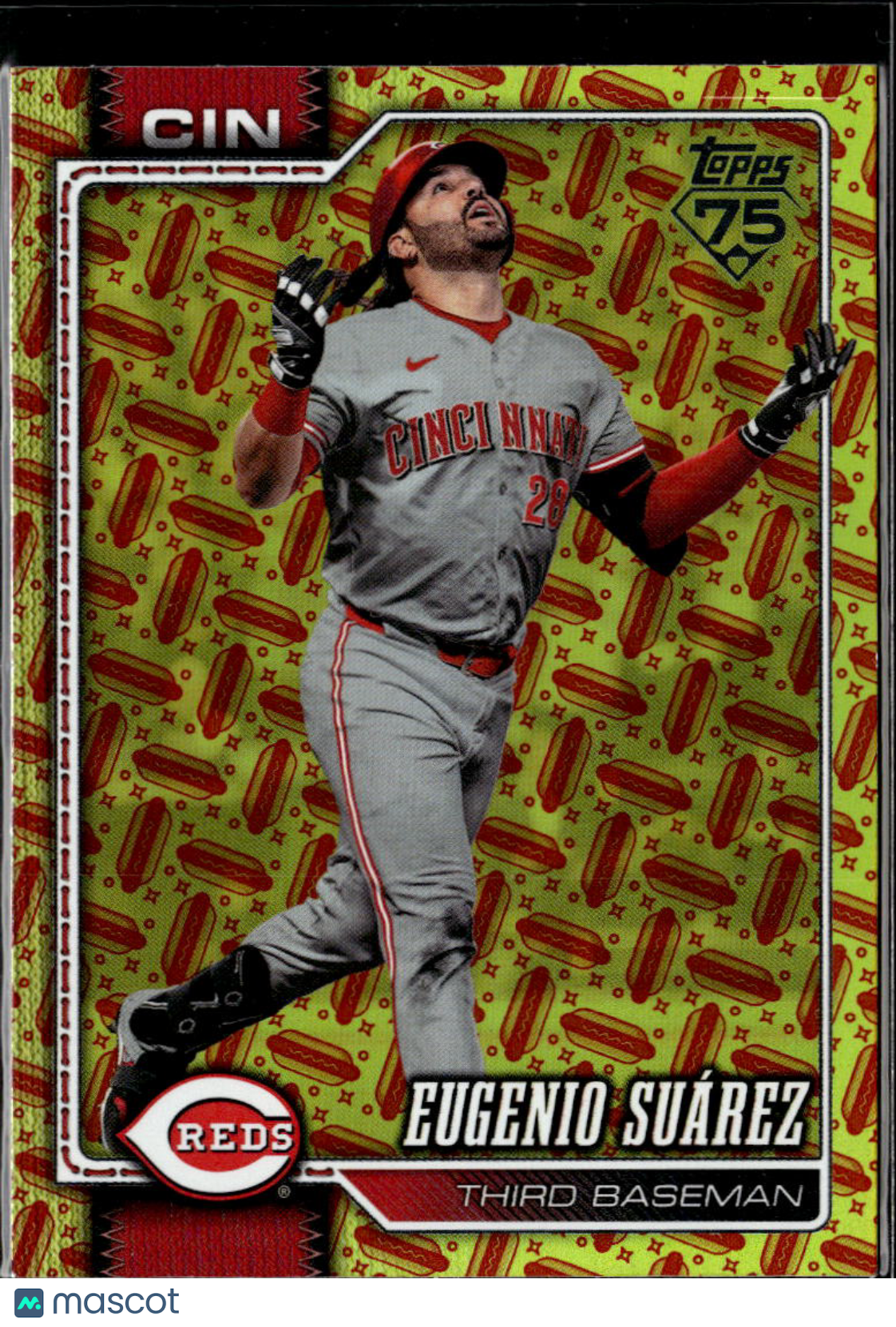 Eugenio Suarez 2026 Topps Hot Dog Parallel SSP SHORTPRINT Cincinnati Reds