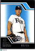 Scott Kazmir 2008 Topps Triple Threads Blue 9/25 Tampa Bay Rays