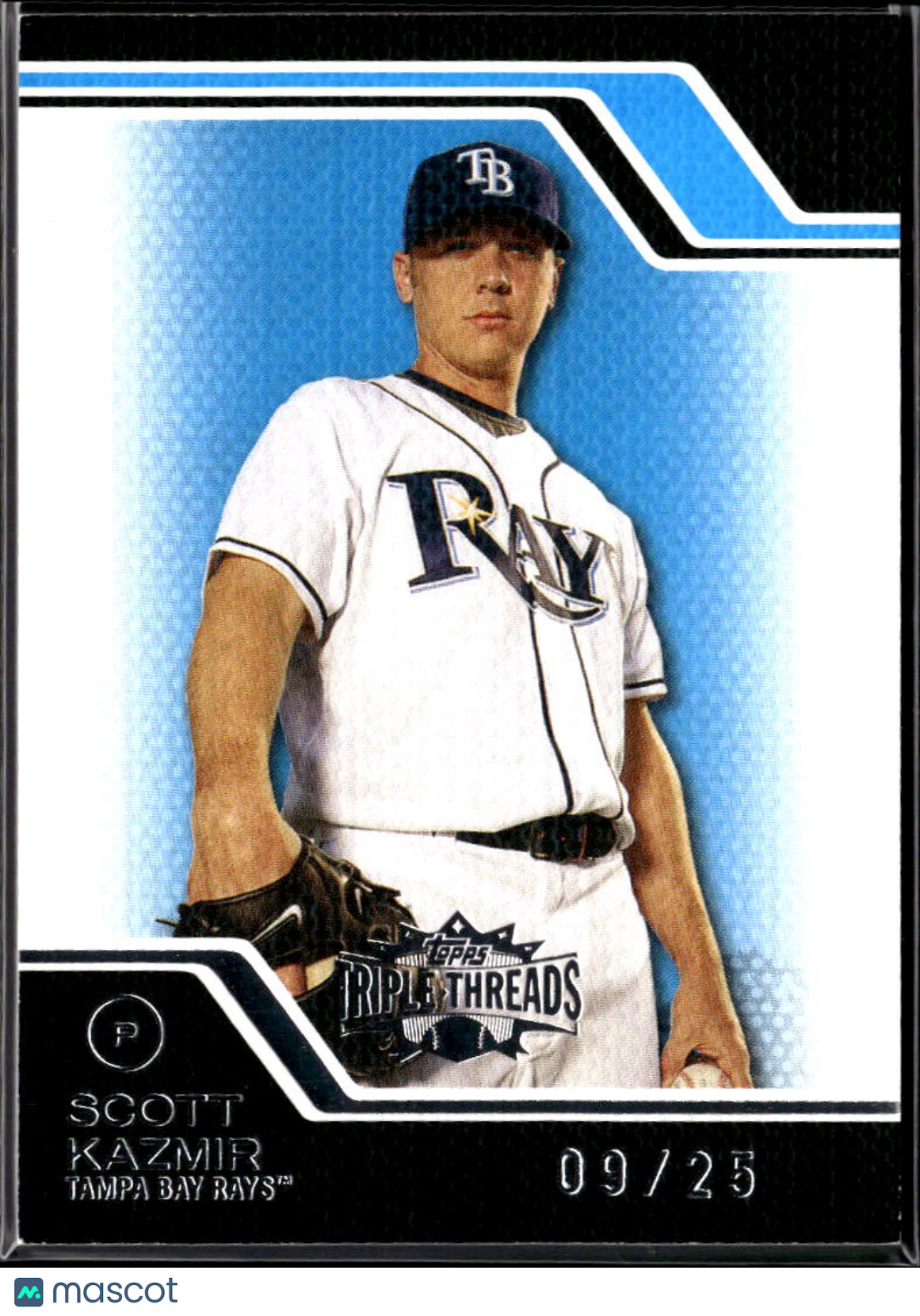 Scott Kazmir 2008 Topps Triple Threads Blue 9/25 Tampa Bay Rays