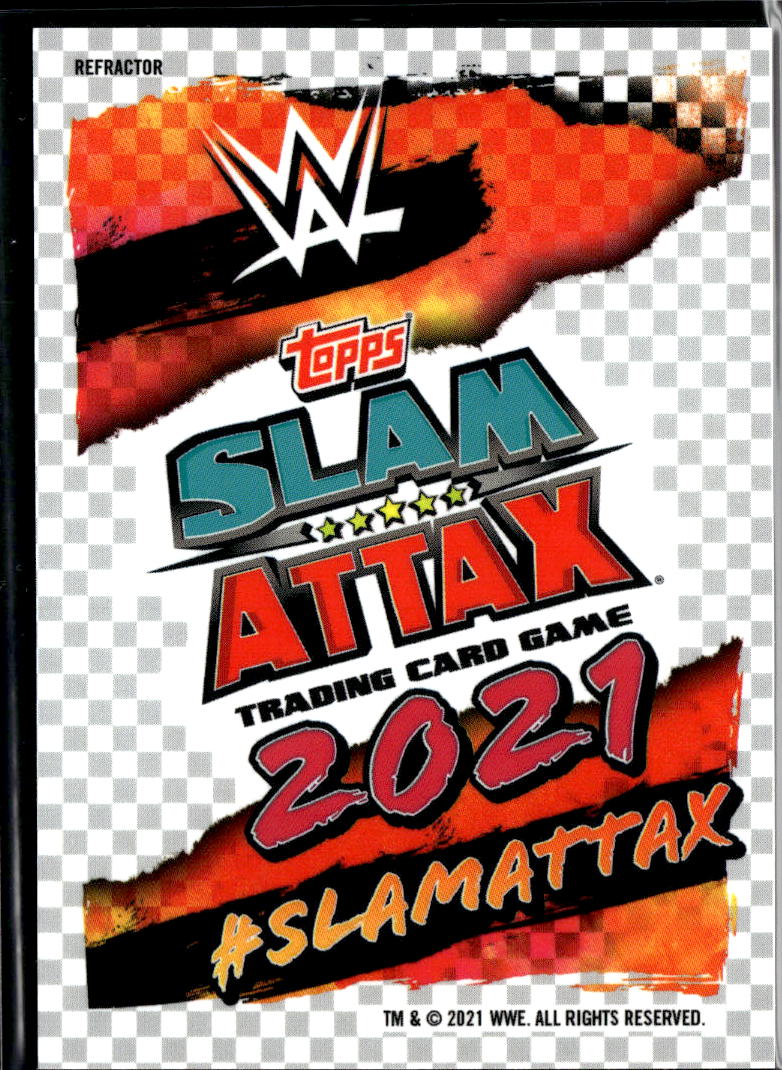 Dominik Mysterio 2021 Topps Chrome Slam Attax Refractor Rookie RC WWE