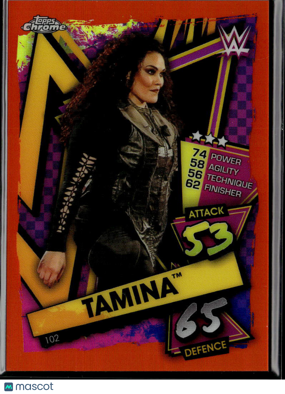 2021 Topps Chrome Slam Attax 05/25 #102