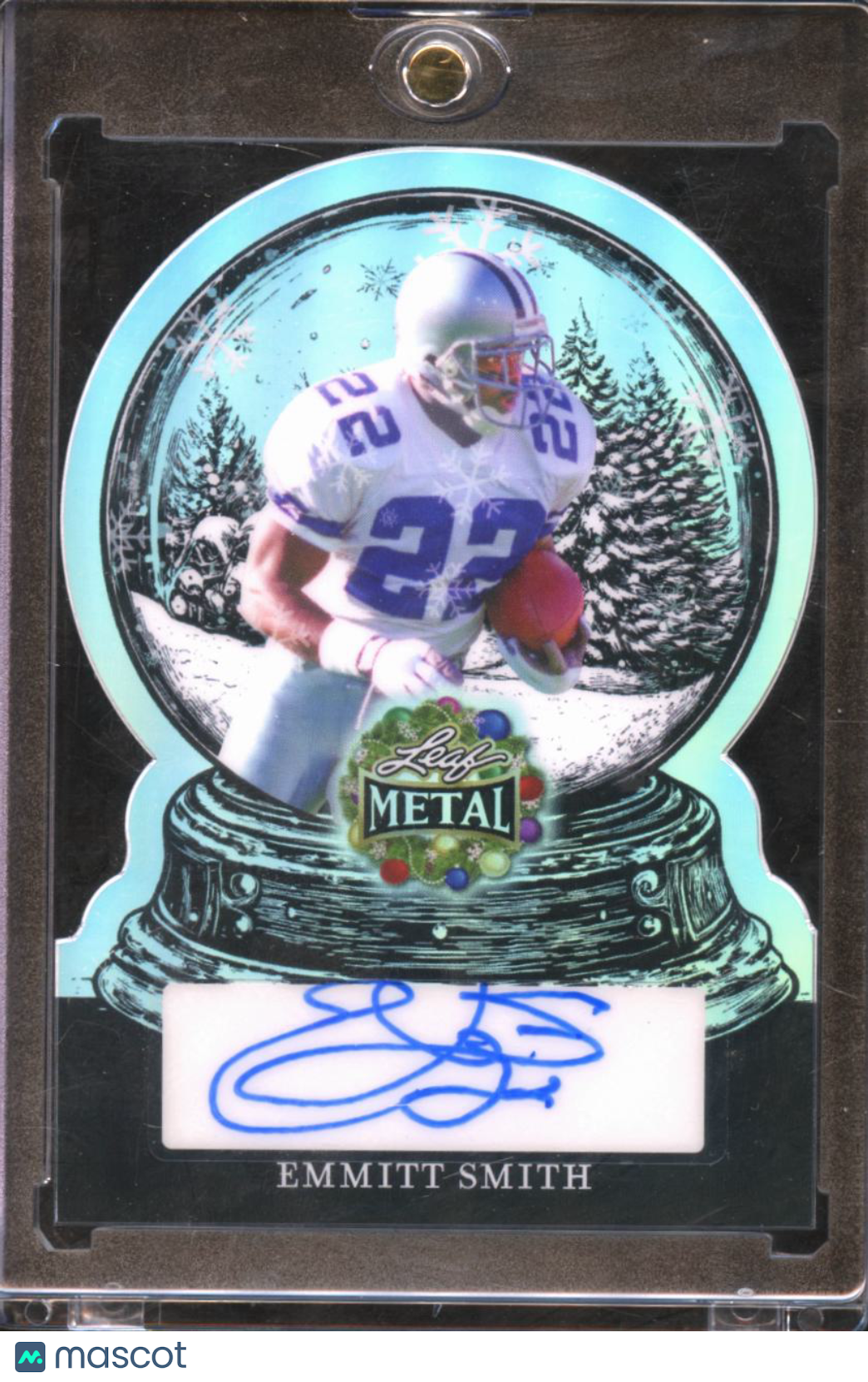 Emmitt Smith 2025 Leaf Metal Auo Autograph Die-Cut 5/5 Dallas Cowboys