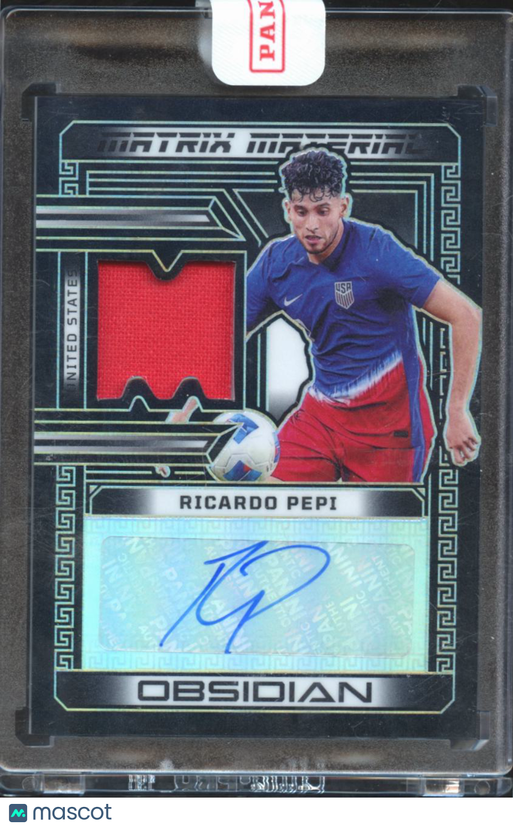 Ricardo Pepi 2024 Obsidian Auto Autograph Patch /99 United States
