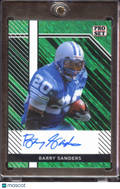 Barry Sanders 2024 Leaf Pro Set Auto Autograph Green 2/6 Detroit Lions