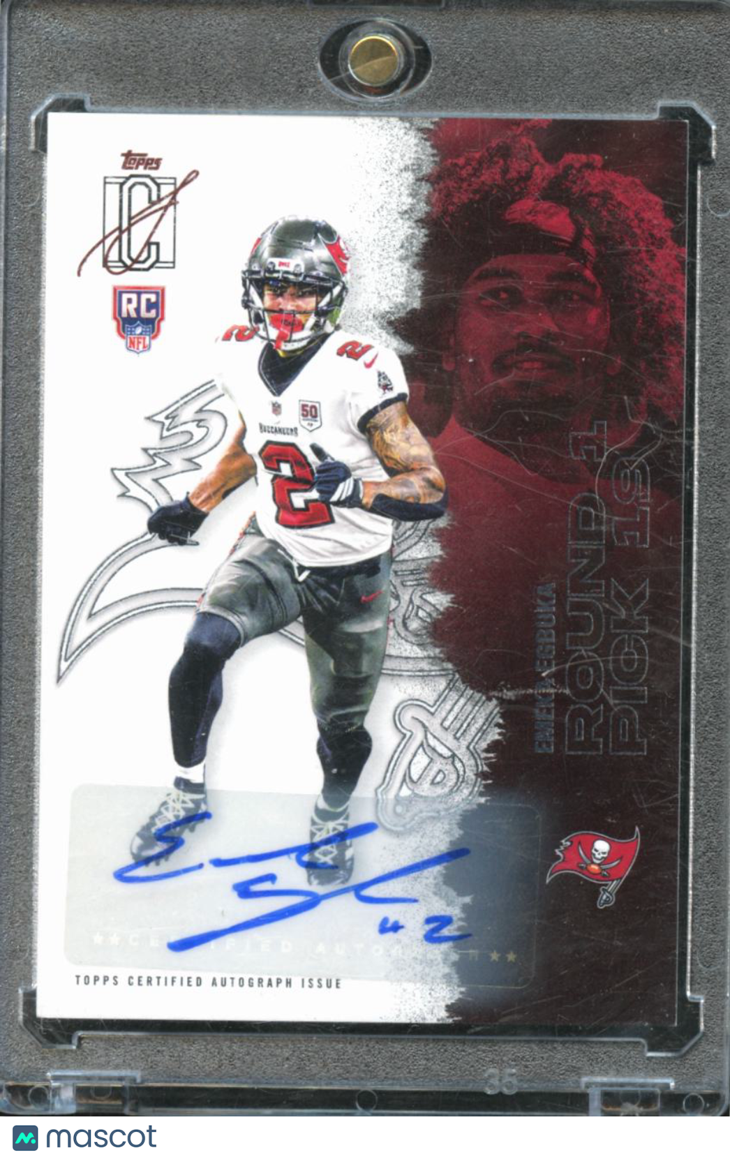 Emeka Egbuka 2025 Topps Signature Class Auto Autograph RC Tampa Bay Buccaneers