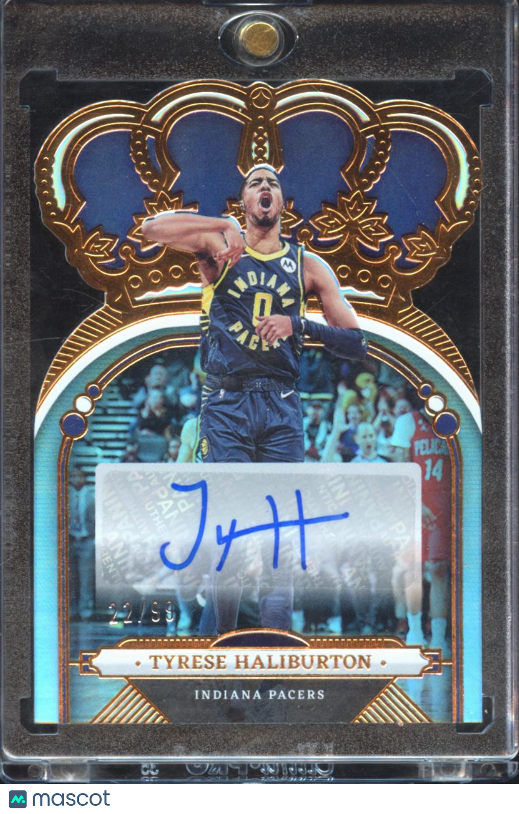 Tyrese Haliburton 2022-23 Crown Royale Auto Autograph Die-Cut /99 Indiana Pacers