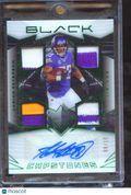 Adrian Peterson 2024 Black Capstones Auto Autograph Patch 9/10 Minnesota Vikings