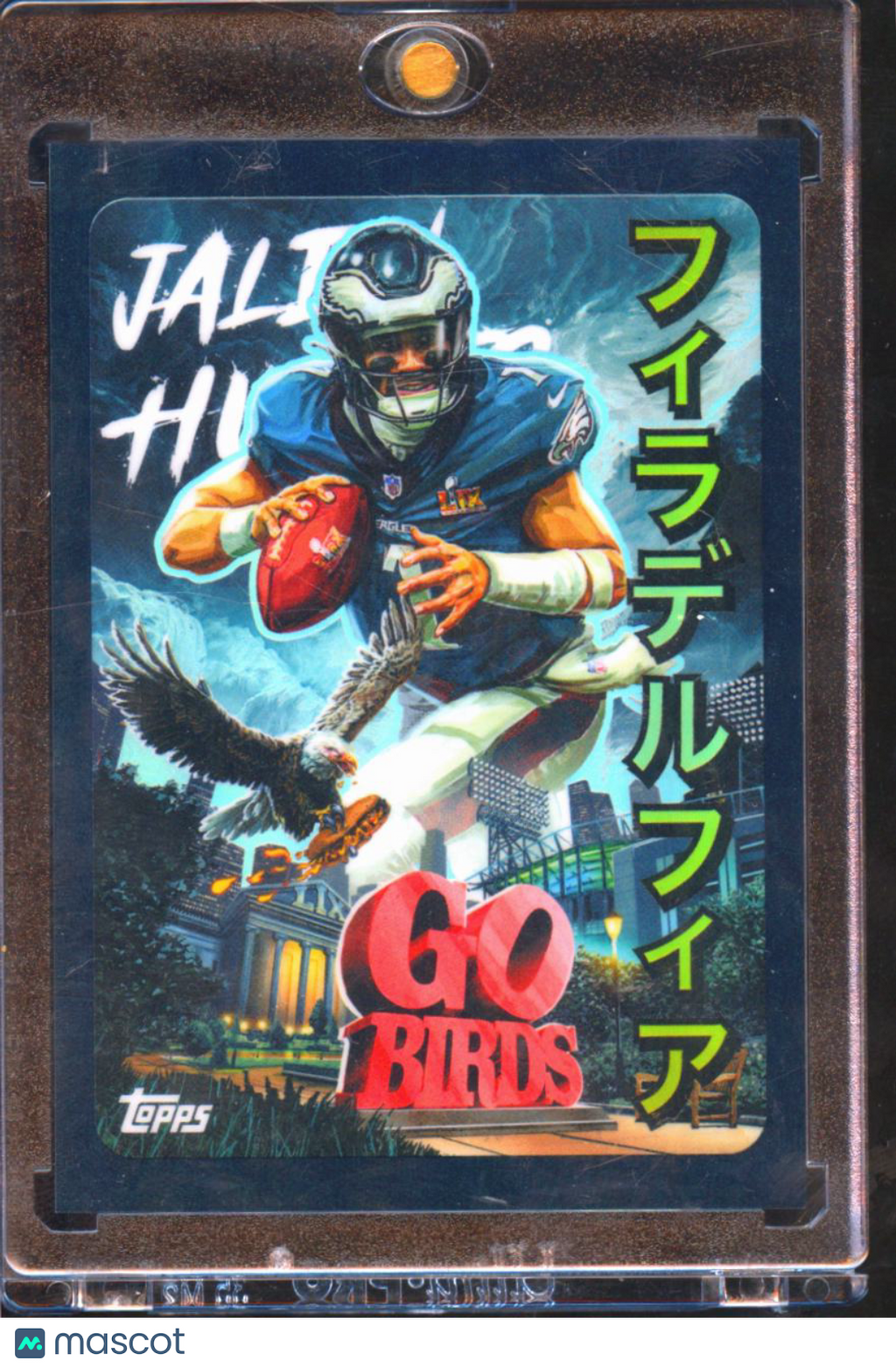 Jalen Hurts 2025 Topps Chrome Kaiju SSP CASE HIT Philadelphia Eagles