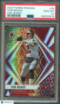 Tom Brady 2020 Phoenix Fire Burst Tampa Bay Buccaneers #35 PSA 10