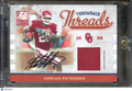 Adrian Peterson 2009 Donruss Elite Auto Autograph Game Worn Patch Sooners 12/25