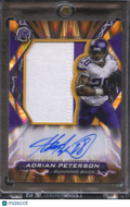 Adrian Peterson 2024 Topps Resurgence Auto Autograph Patch GOLD 4/10 Vikings