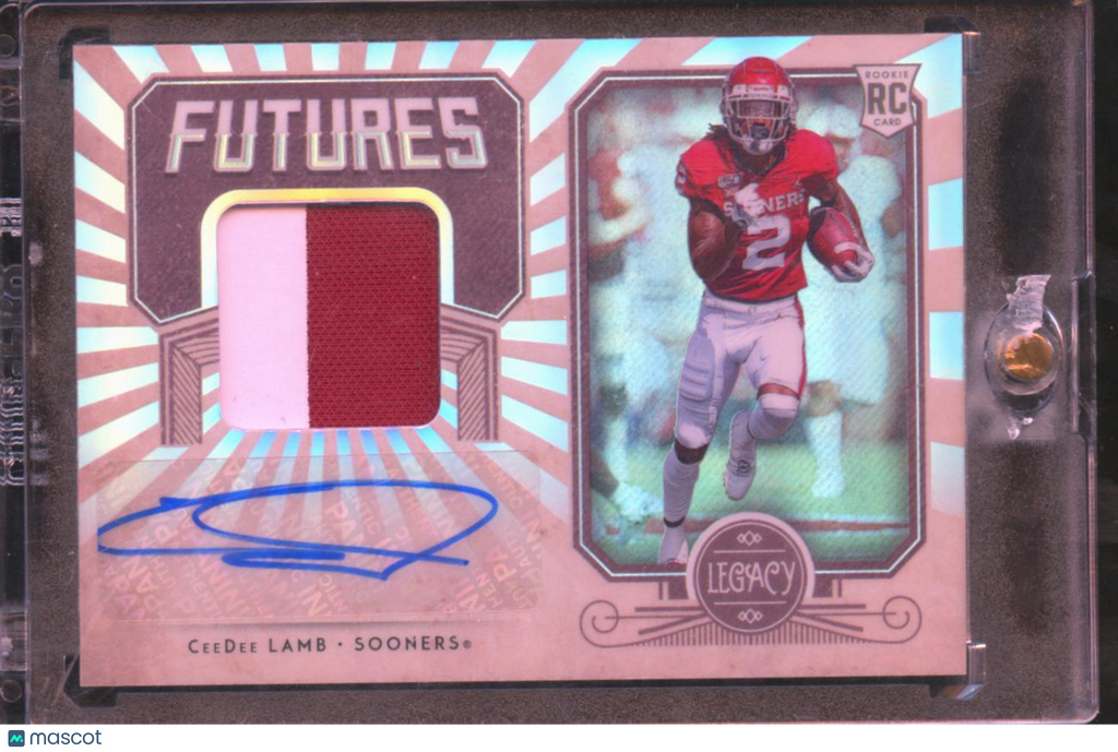 CeeDee Lamb 2020 Legacy Auto Autograph Patch RC 23/135 Oklahoma Sooners