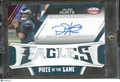 Jalen Hurts 2021 Certified Auto Autograph Patch Philadelphia Eagles 1/25