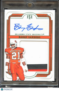 Barry Sanders 2025 National Treasures Auto Autograph Patch OSU Cowboys 5/5