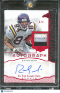 Randy Moss 2024 Leaf Auto Autograph Game Worn Patch 4/4 Minnesota Vikings