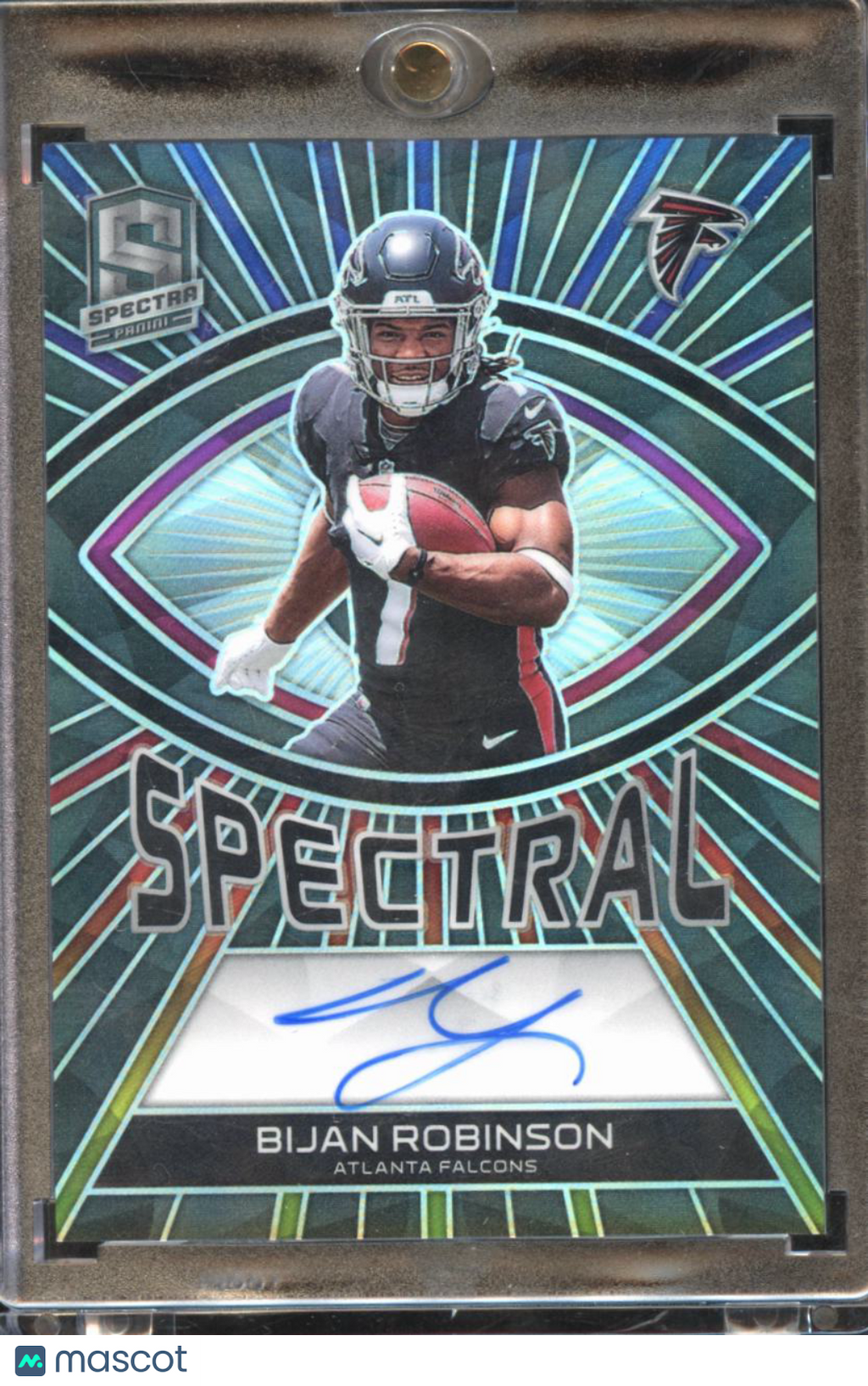 Bijan Robinson 2023 Spectra Auto Autograph Rookie RC 123/149 Atlanta Falcons