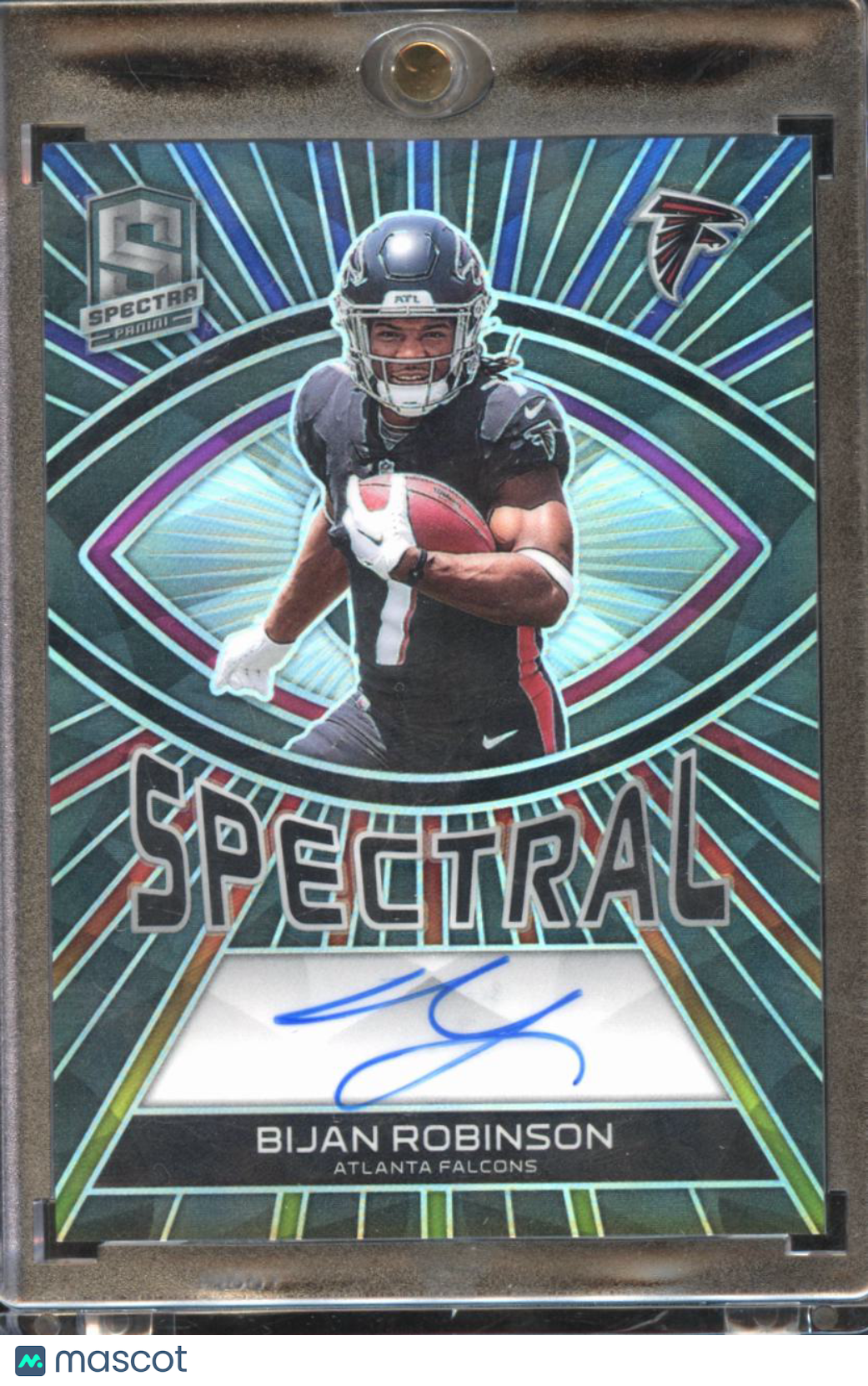 Bijan Robinson 2023 Spectra Auto Autograph Rookie RC 123/149 Atlanta Falcons