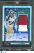 Fred Warner 2024 Panini One Auto Autograph Patch 20/99 San Francisco 49ers