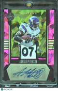 Adrian Peterson 2023 Legacy Auto Autograph Laundry Tag Patch 2/5 Vikings