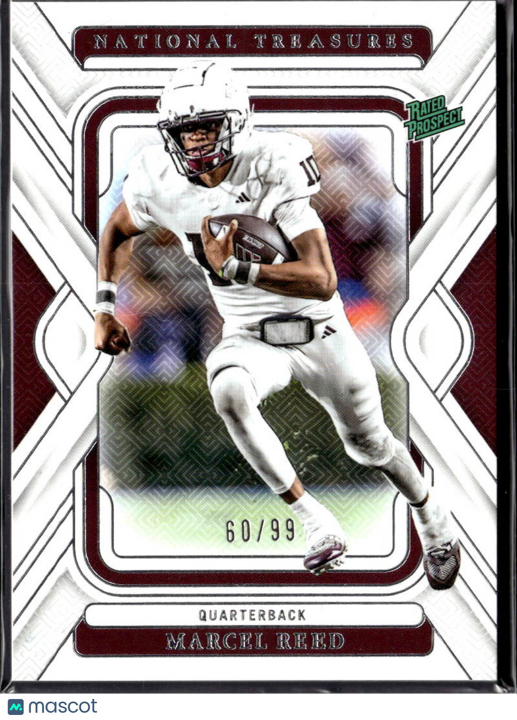 Marcel Reed 2025 National Treasures Rookie RC 60/99 Texas A&M Aggies