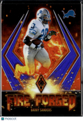 Barry Sanders 2021 Phoenix Fire Forged Purple 70/125 Detroit Lions
