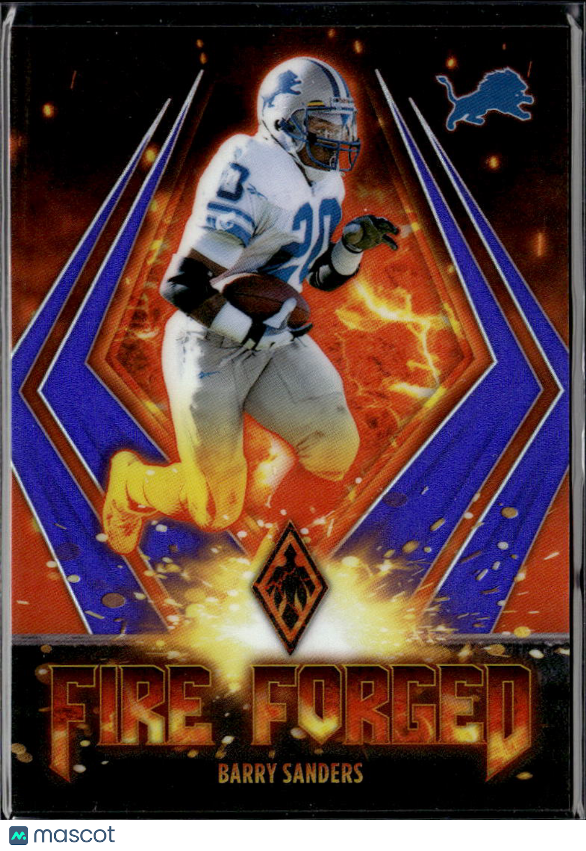 Barry Sanders 2021 Phoenix Fire Forged Purple 70/125 Detroit Lions