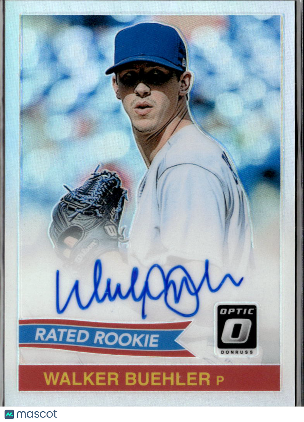 Walker Buehler 2018 Optic Holo Auto Autograph Los Angeles Dodgers